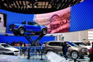 F-150 Raptor at Ford's Auto China 2018 stand F-150 Raptor at Ford's Auto China 2018 stand